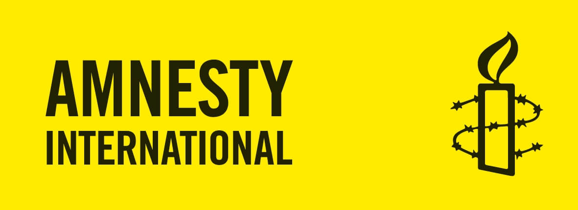Amnesty International Logo in gelb